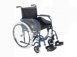 Imagen del producto Breezy 90 silla de ruedas 24" maciza ancho 45cm azul