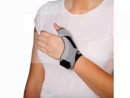 Imagen del producto Emo muñequera rizogrip gris Talla-S mq705