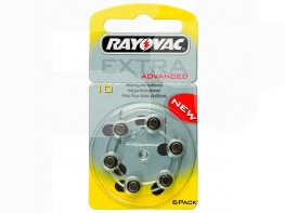 Imagen del producto PILAS AUDIFONO RAYOVAC  EXT 10 AMARILLA