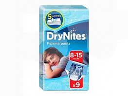 Imagen del producto Drynites niño 8-15 años 9u
