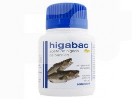 Imagen del producto Aceite higado bacalao 125 perlas a-soria