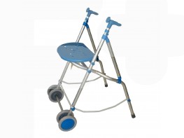 Imagen del producto ANDADOR RUEDAS C/ASIENTO COL AZUL ARA-C