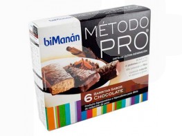 Imagen del producto BIMANAN PRO BARRITAS CHOCOLATE  6 UDS