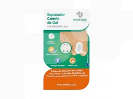 Imagen del producto Separador dedo medilast gel sili talla-L 2u
