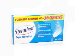 Imagen del producto STERADENT ACTIVE PLUS 60+30 TABLETAS