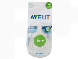Imagen del producto Avent Tetinas clásicas flujo lento 1 mes 2uds