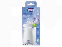 Imagen del producto Chicco Natural Feeling biberón silicona flujo rápido 330ml
