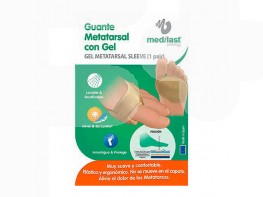 Imagen del producto GUANTE METATARSAL GEL MEDILAST T.GDE