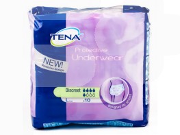 Imagen del producto Tena Silhouette blanco cinta baja T/G 10