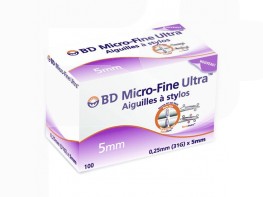Imagen del producto BD microfine tw 0,25 x 5mm 100uds R.320212