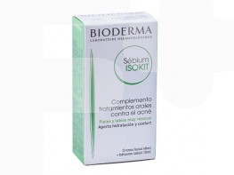 Imagen del producto Bioderma pack Sebium isokit crema facial 40ml + bálsamo labial 15ml