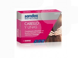 Imagen del producto Sandoz Bienestar Cabello y Uñas 30 cápsulas