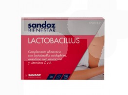 Imagen del producto Sandoz Bienestar Lactobacillus 20 cápsulas