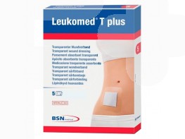 Imagen del producto Leukomed t plus aposito 8 cm x 15 cm 5 uds
