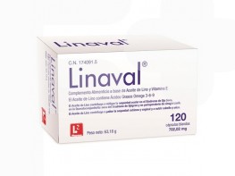 Imagen del producto Linaval 702,02 mg 120 capsulas