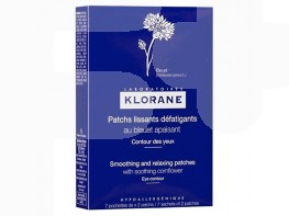 Imagen del producto Klorane parches bolsas y ojeras al aciano 14uds