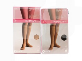 Imagen del producto MEDIA FARMALASTIC CORTA C/N NEGRA T/RP