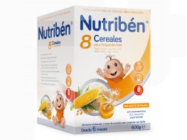 Imagen del producto Nutribén 8 cereales y miel bífidus 600gr