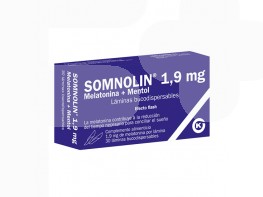 Imagen del producto Somnolin melatonina + mentol 30 bucodispersables