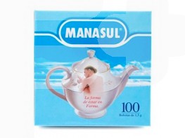 Imagen del producto MANASUL TE INFUSION 100 BOLSITAS