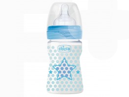 Imagen del producto Chicco Biberón silicona flujo normal azul 150ml
