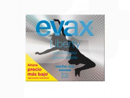 Imagen del producto Evax Liberty noche compresas con alas 9u