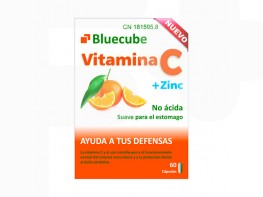 Imagen del producto Bluecube vitamina c + zinc 60 cápsulas