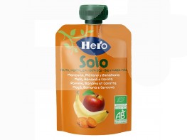 Imagen del producto Hero Baby Solo ecológico manzana plátano y zanahorias bolsa 100g