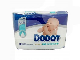 Imagen del producto Dodot Pañal pro sensitive T/2  4-8kg  36uds