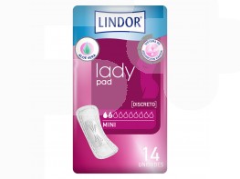 Imagen del producto Lindor Lady pad mini 2 gotas 14u