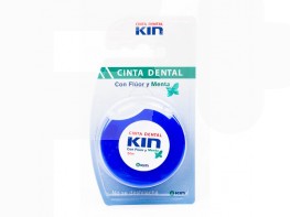 Imagen del producto KIN CINTA DENTAL MENTOLADA C/FLUOR 50 M.
