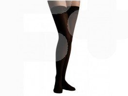 Imagen del producto Medilast Media larga blonda negra t/m