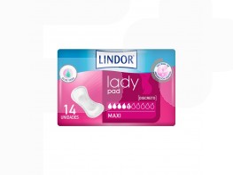 Imagen del producto Lindor Lady pad maxi 5 gotas 14u