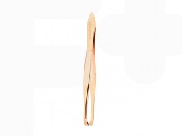 Imagen del producto Beter Pinzas depilar punta de cangrejo dorada