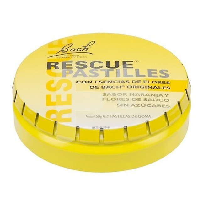 Bach rescue pastillas naranja y sauco 50g