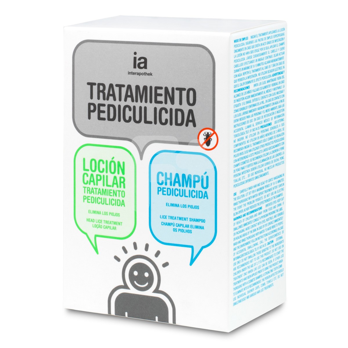 Interapothek pack antipiojos+lendrera