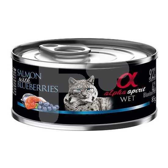 Alpha Spirit As lata salmón arándanos 12x150g