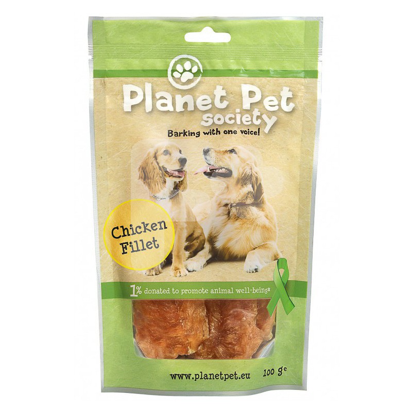 Planet Pet snack filetes de pollo 100gr