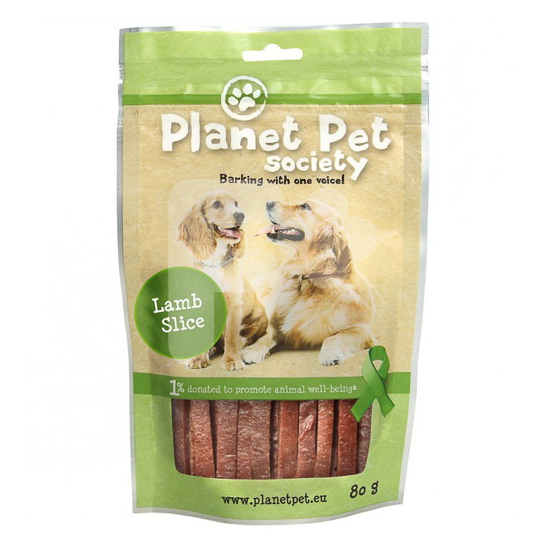 Planet Pet snack tiras cordero 80gr