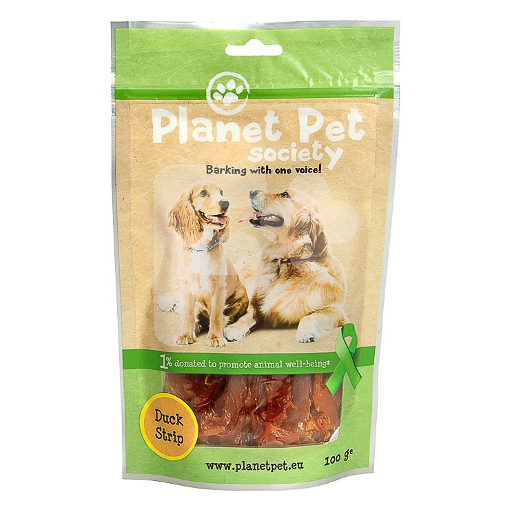 Planet Pet snack tiras pato 1kg