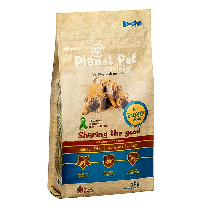 Planet Pet puppy pollo y arroz 3kg