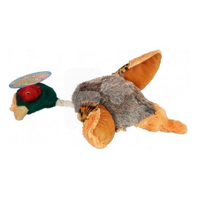 Petuky N peluche faisan cuerda gris/marrón