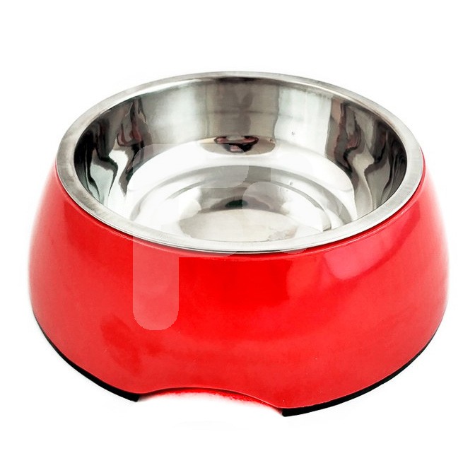 Petuky Comedero 2 en 1 rojo 22x7,5cm