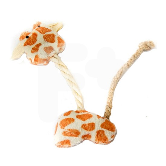 Petuky natural juguete de gato jirafa de cuerda 13cm