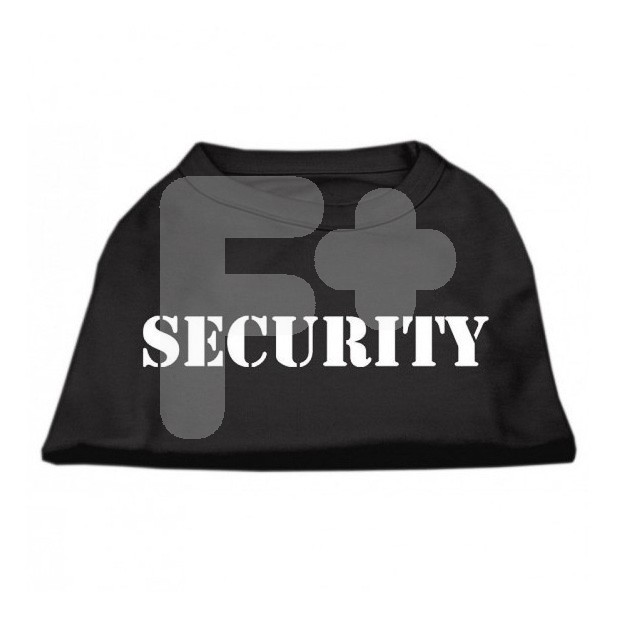 Petuky Camiseta security negro talla XL