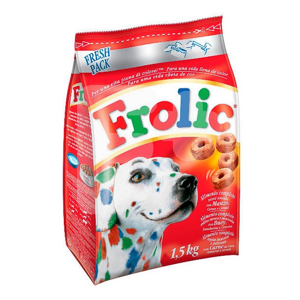 Frolic Frolic perro adulto buey tierno 5x1,5kg