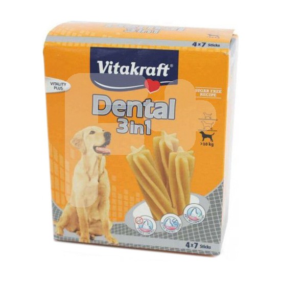 Pack mensual snack dental 3 en1 perros