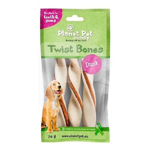 Planet Pet Pps duck twist bone 14cm, 3 pcs, 70 g