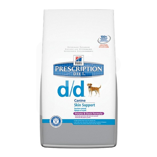 Hills prescr. diet dd dry dogs(duck)12kg