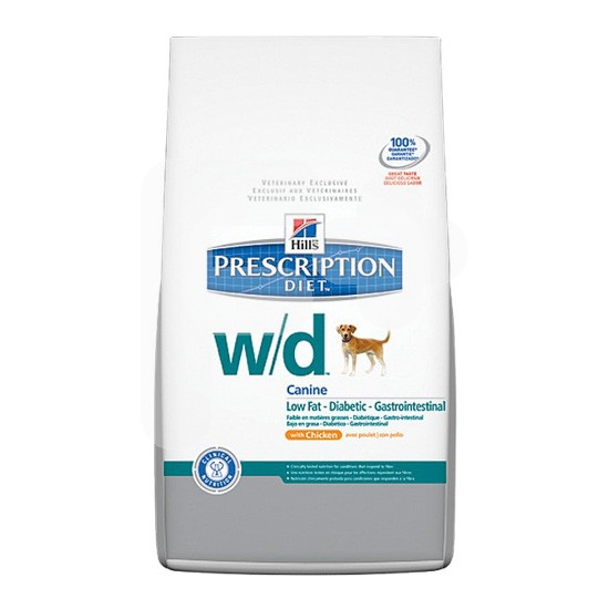 Hills diet canine w/d 1,5kg
